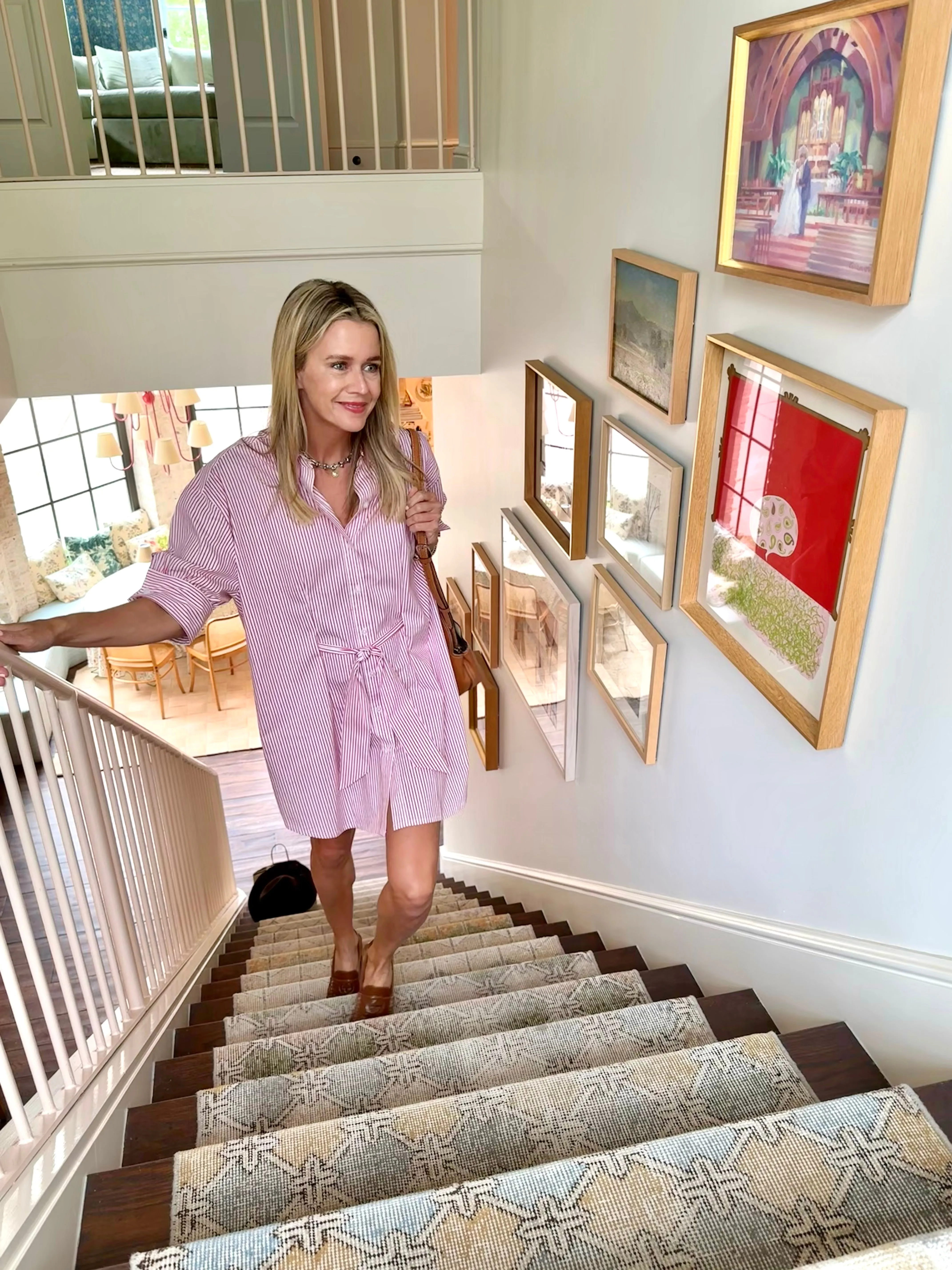 Flexibility Fit MASON'S DAUGHTER | Anna Dress, Red and White Striped