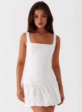 Peace View Relaxed Comfort Look Lexy Mini Dress - Ivory