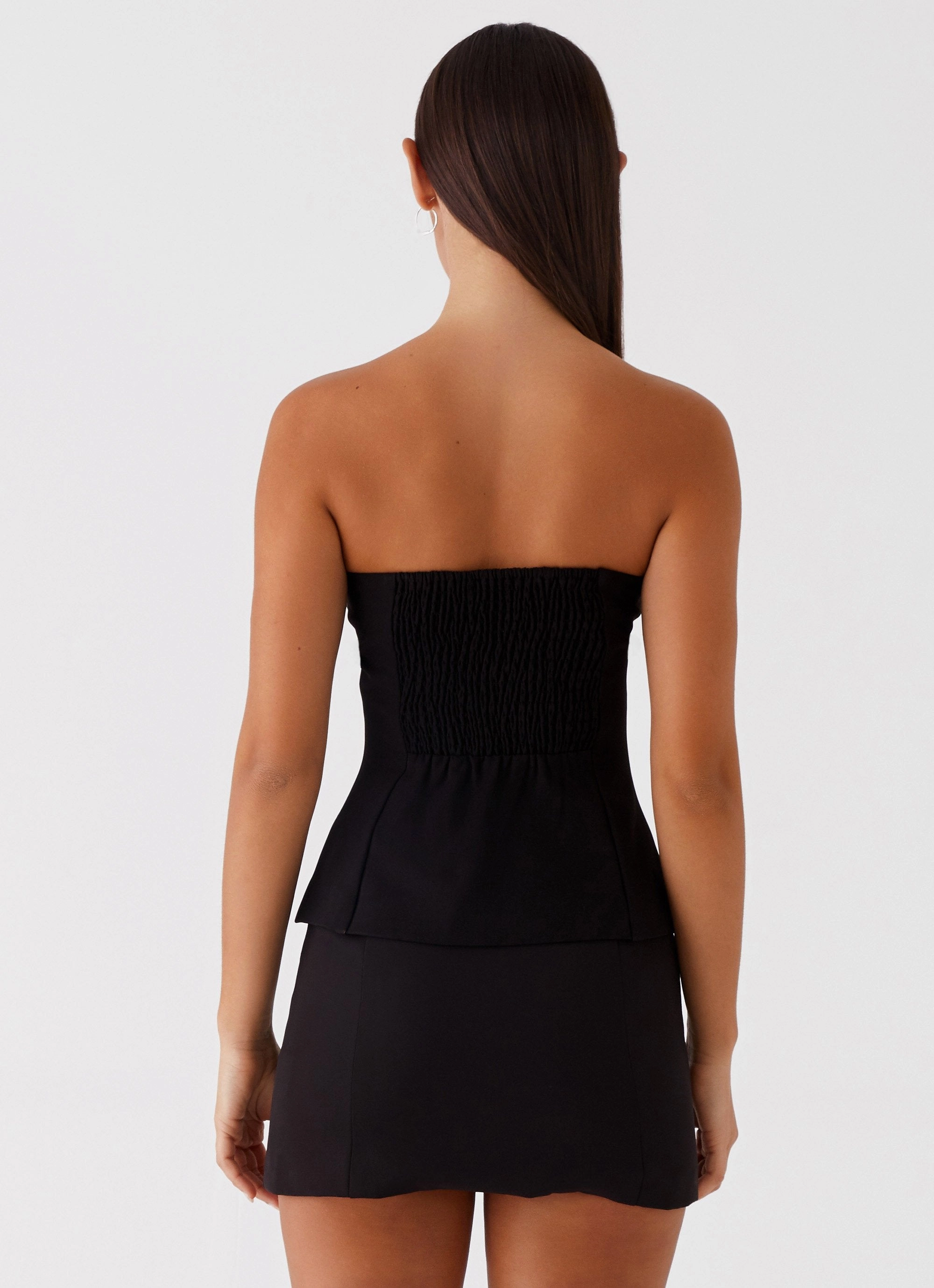 Jeanie Corset Top - Black ErgonomicSleeves QuickDry Technology