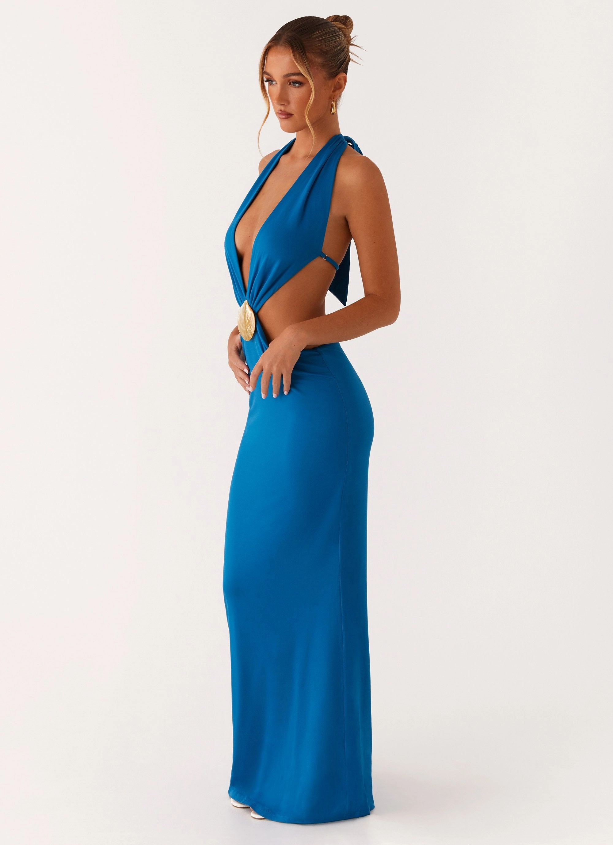 Flossy Maxi Dress - Royal Blue Music-Concert