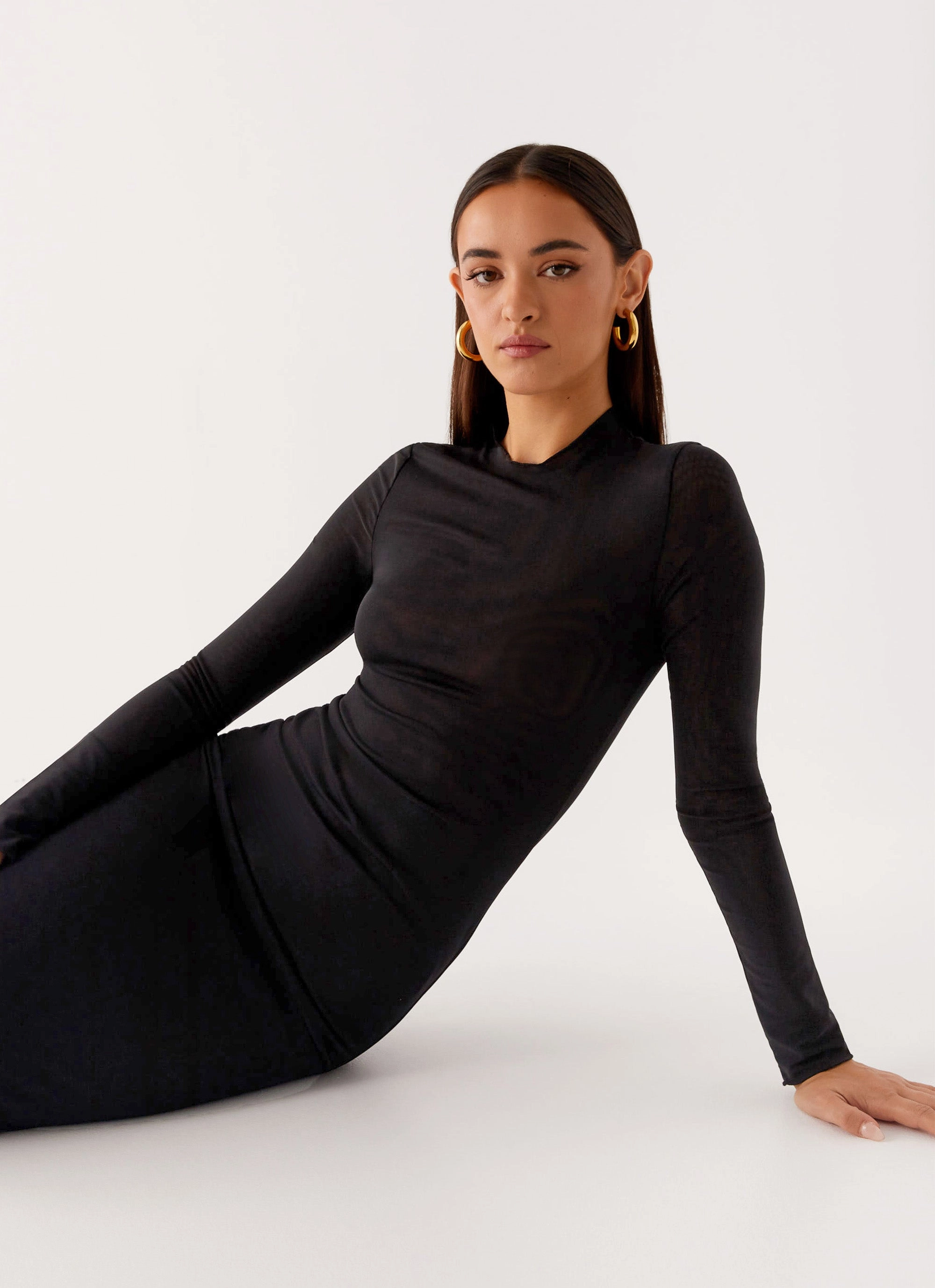 Compressible Kamora Maxi Dress - Black