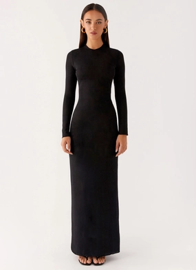 Artistic Shape Church Scene Kamora Maxi Dress - Black