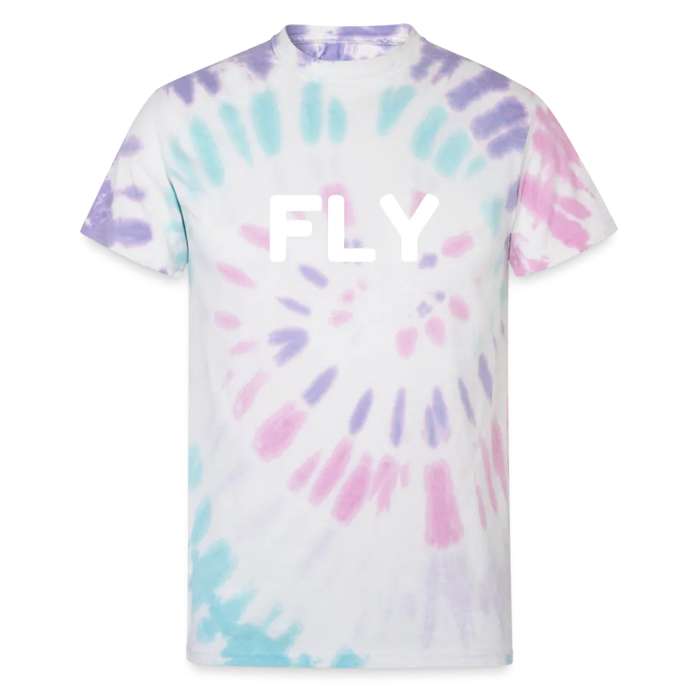 Fly Unisex Tie Dye Cotton T-Shirt