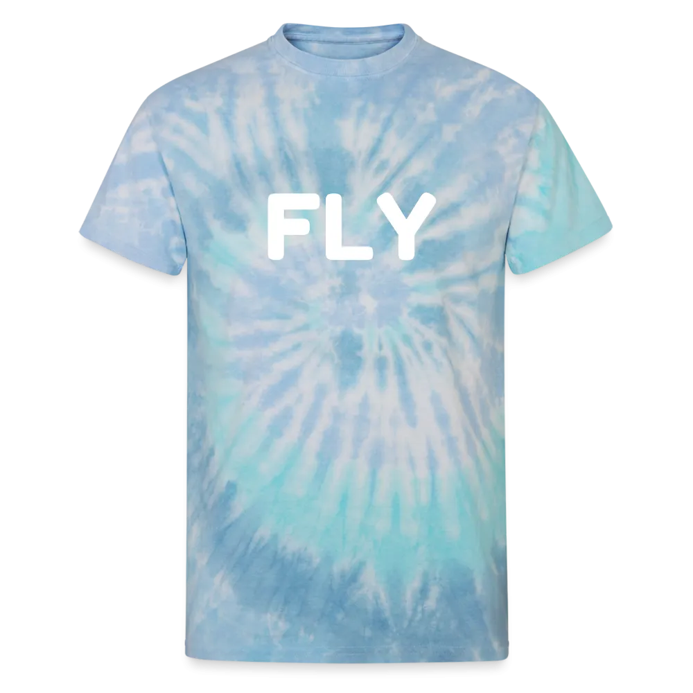 Fly Unisex Tie Dye Cotton T-Shirt