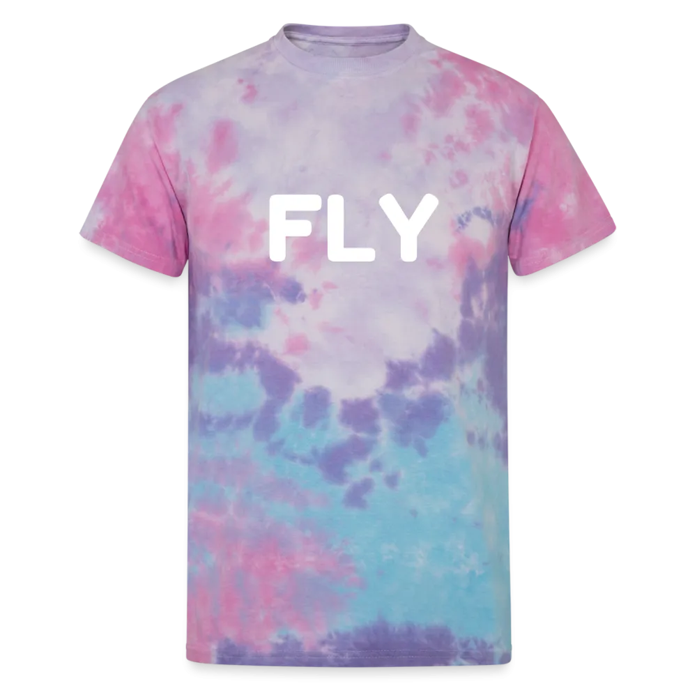 Fly Unisex Tie Dye Cotton T-Shirt