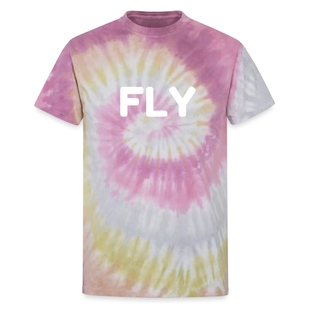 Fly Unisex Tie Dye Cotton T-Shirt