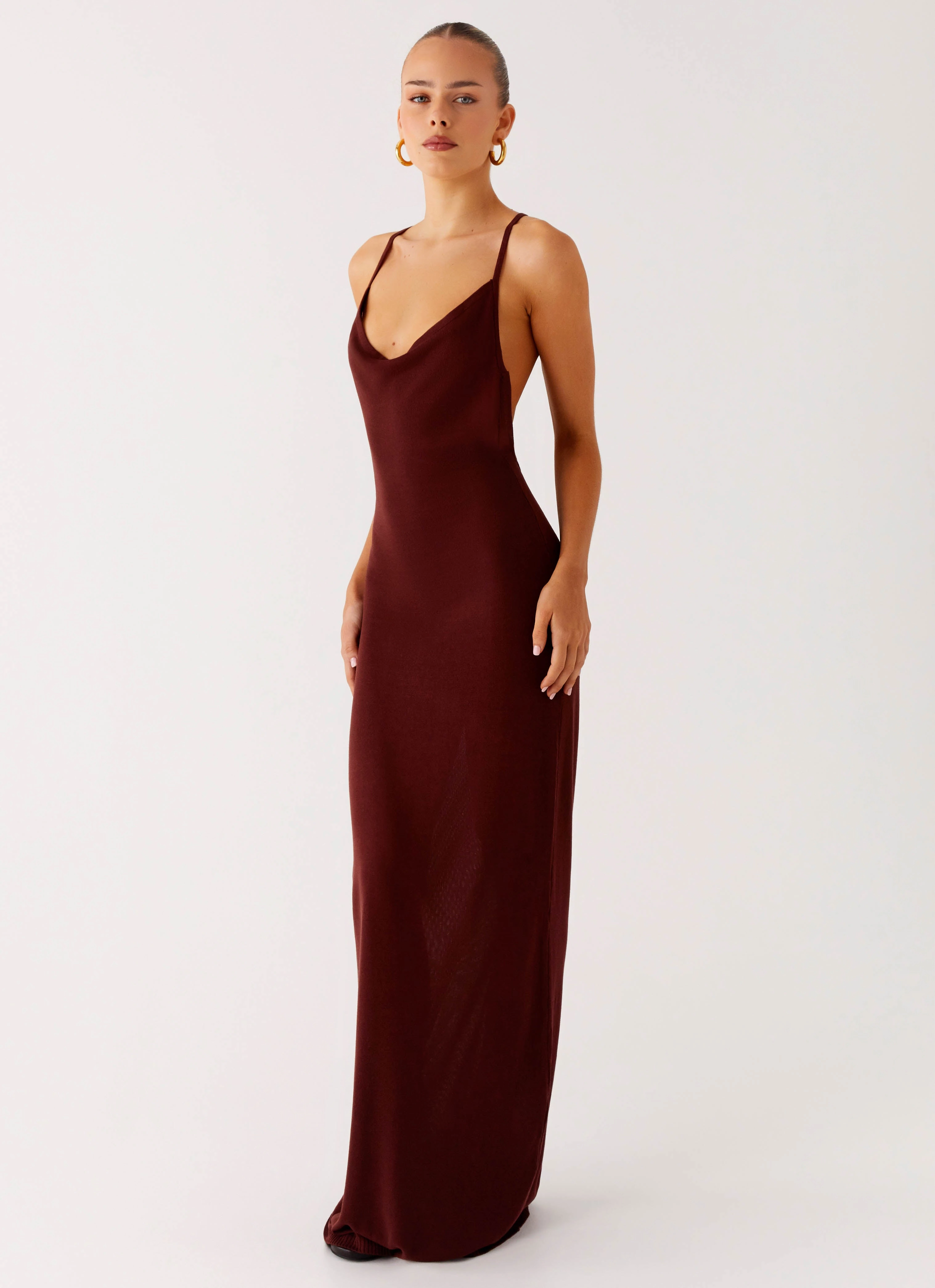 Nomad Muse Maxi Dress - Chocolate Casual Edge