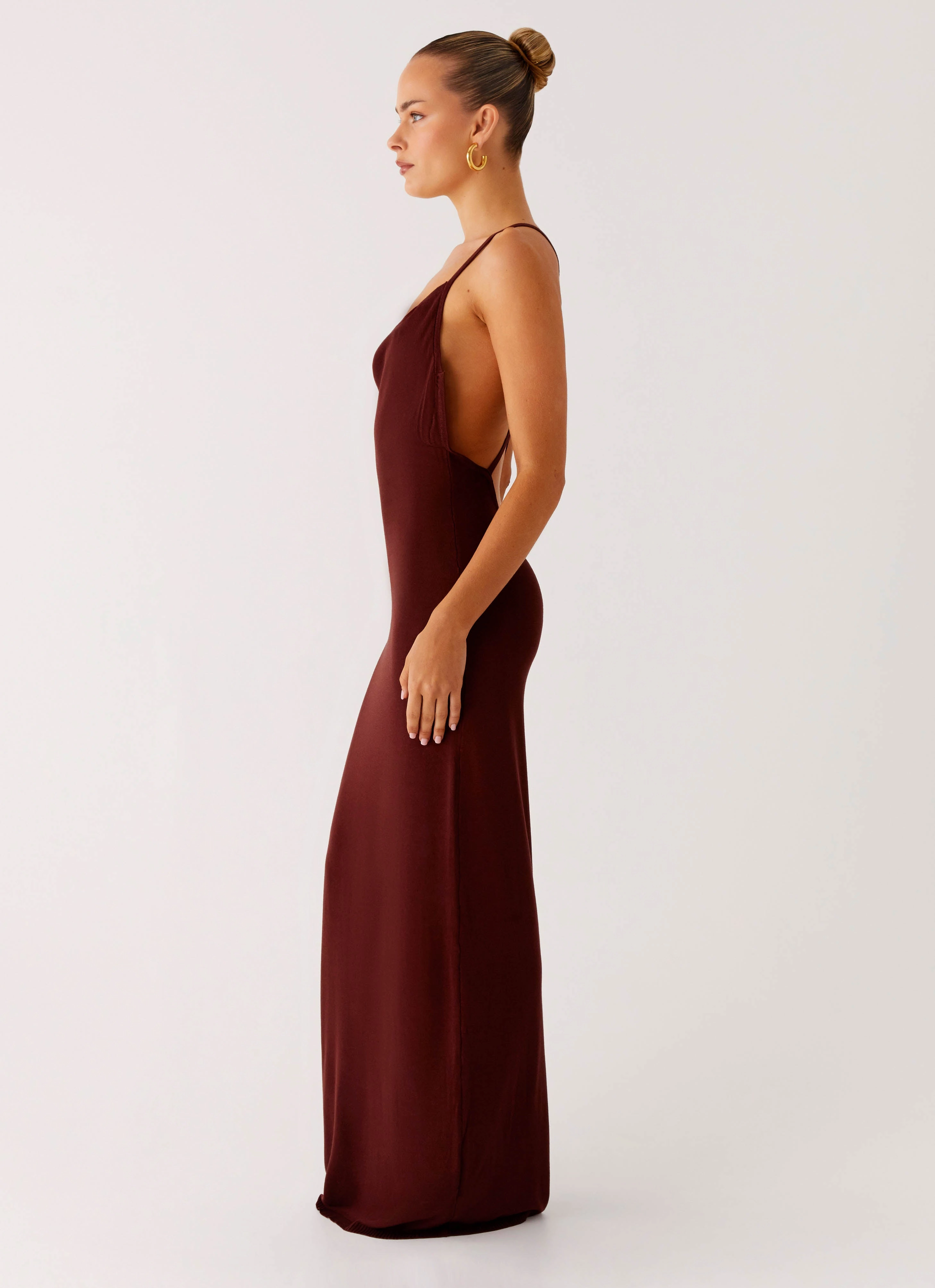 Nomad Muse Maxi Dress - Chocolate Basic Shape