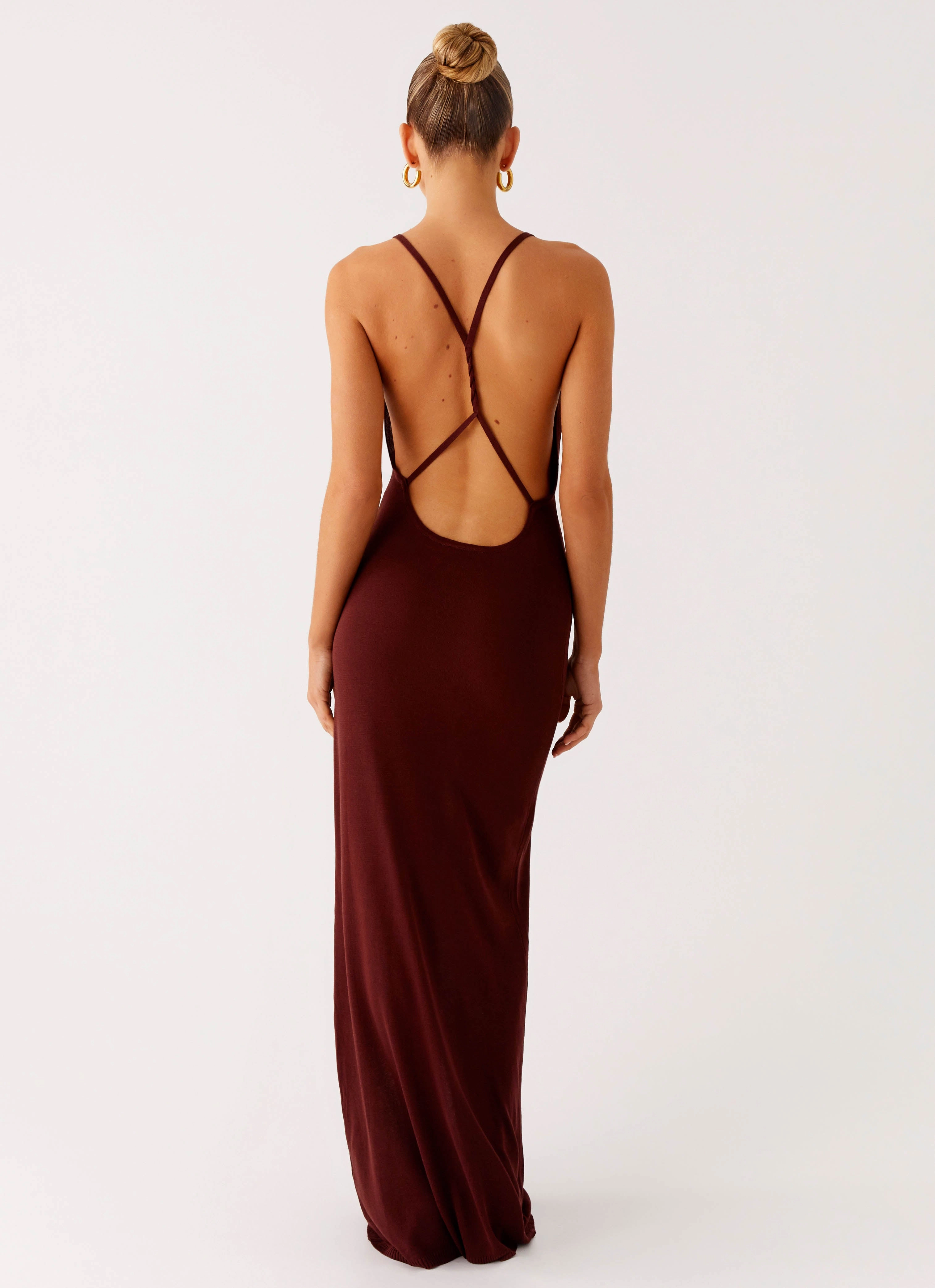 Nomad Muse Maxi Dress - Chocolate Formal Outfit Elegant Mature