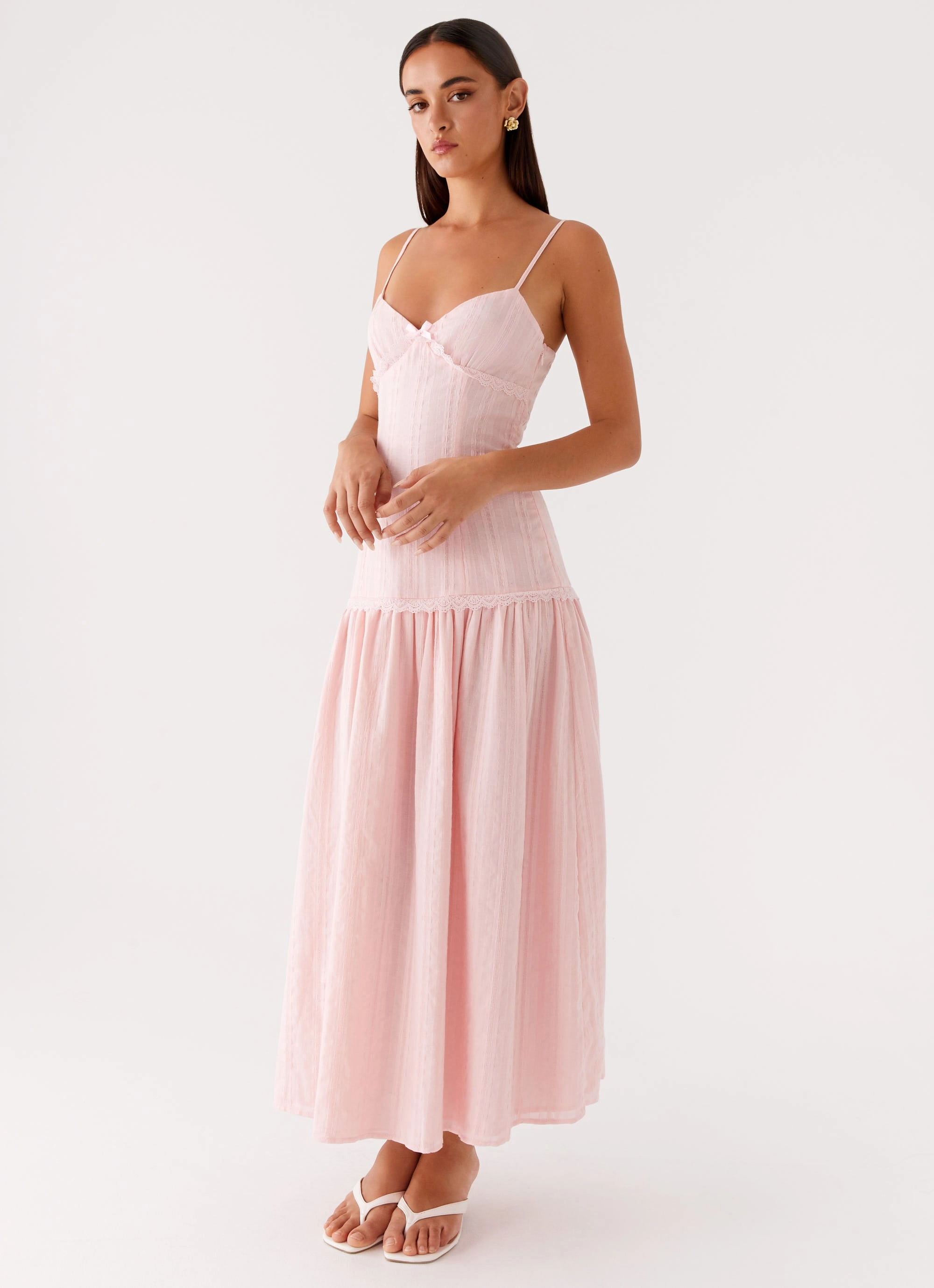 NoiseFreeFabric Found You Midi Dress - Pink