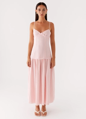 solo wear Found You Midi Dress - Pink
