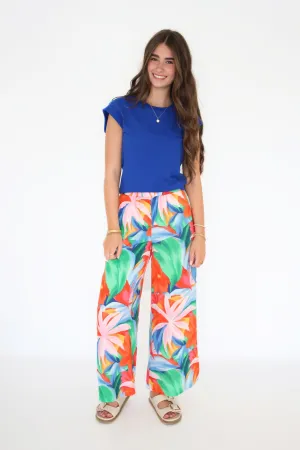 Dante Villa Floral Pant (FINAL SALE) Skinny Fit Smooth Texture