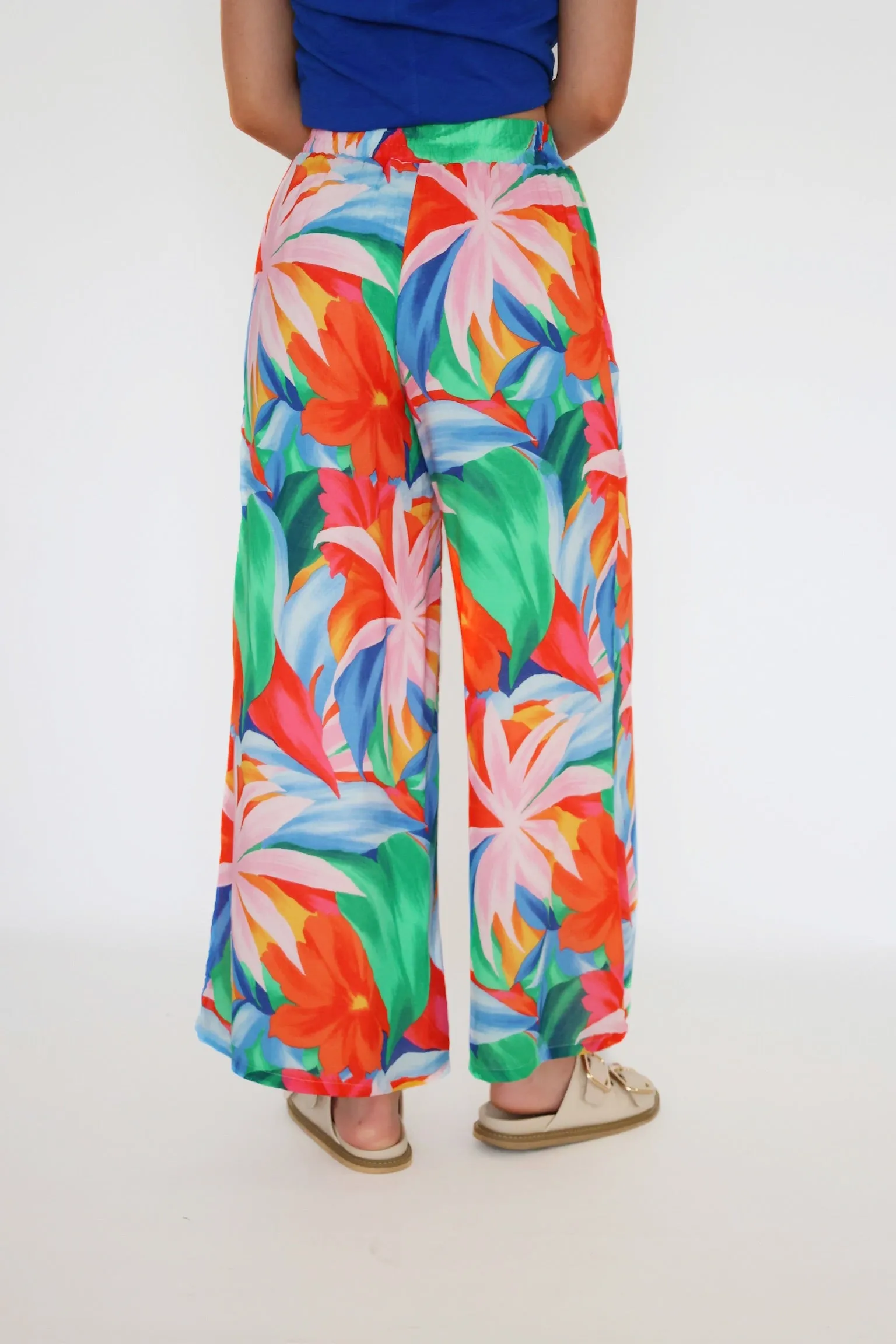 Dante Villa Floral Pant (FINAL SALE) Soft Brushed Lining HighRiseWaistband
