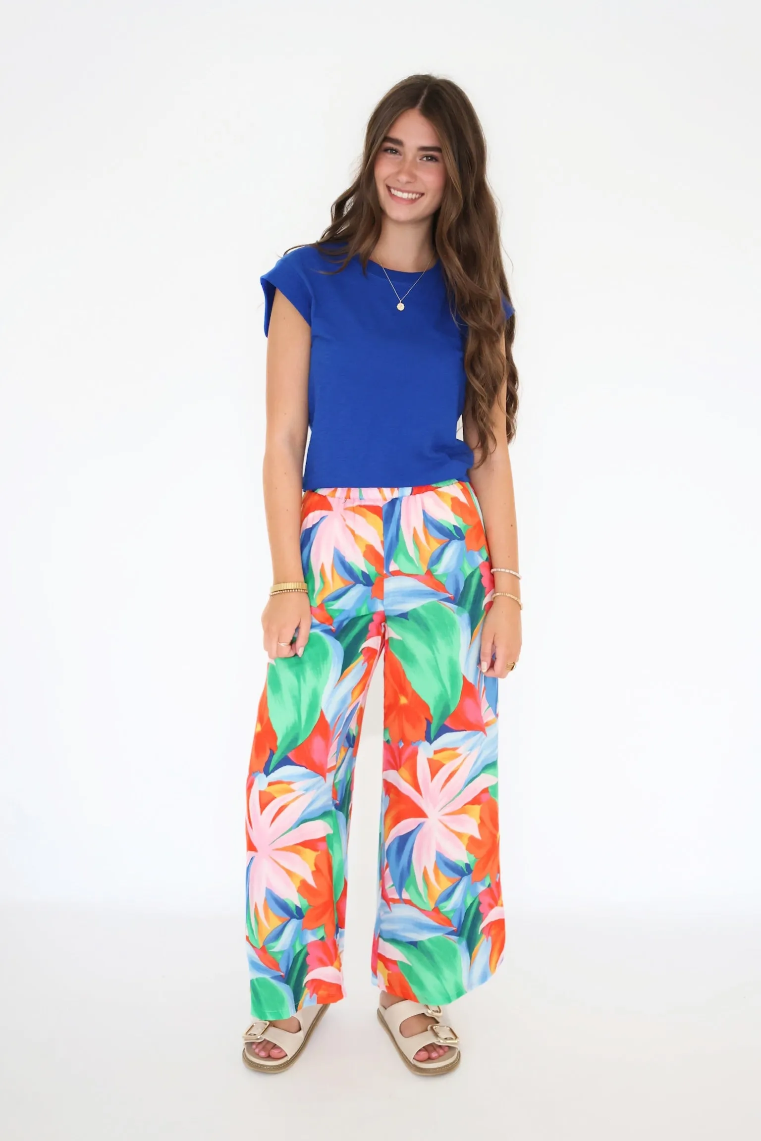 Sleek Design Dante Villa Floral Pant (FINAL SALE)