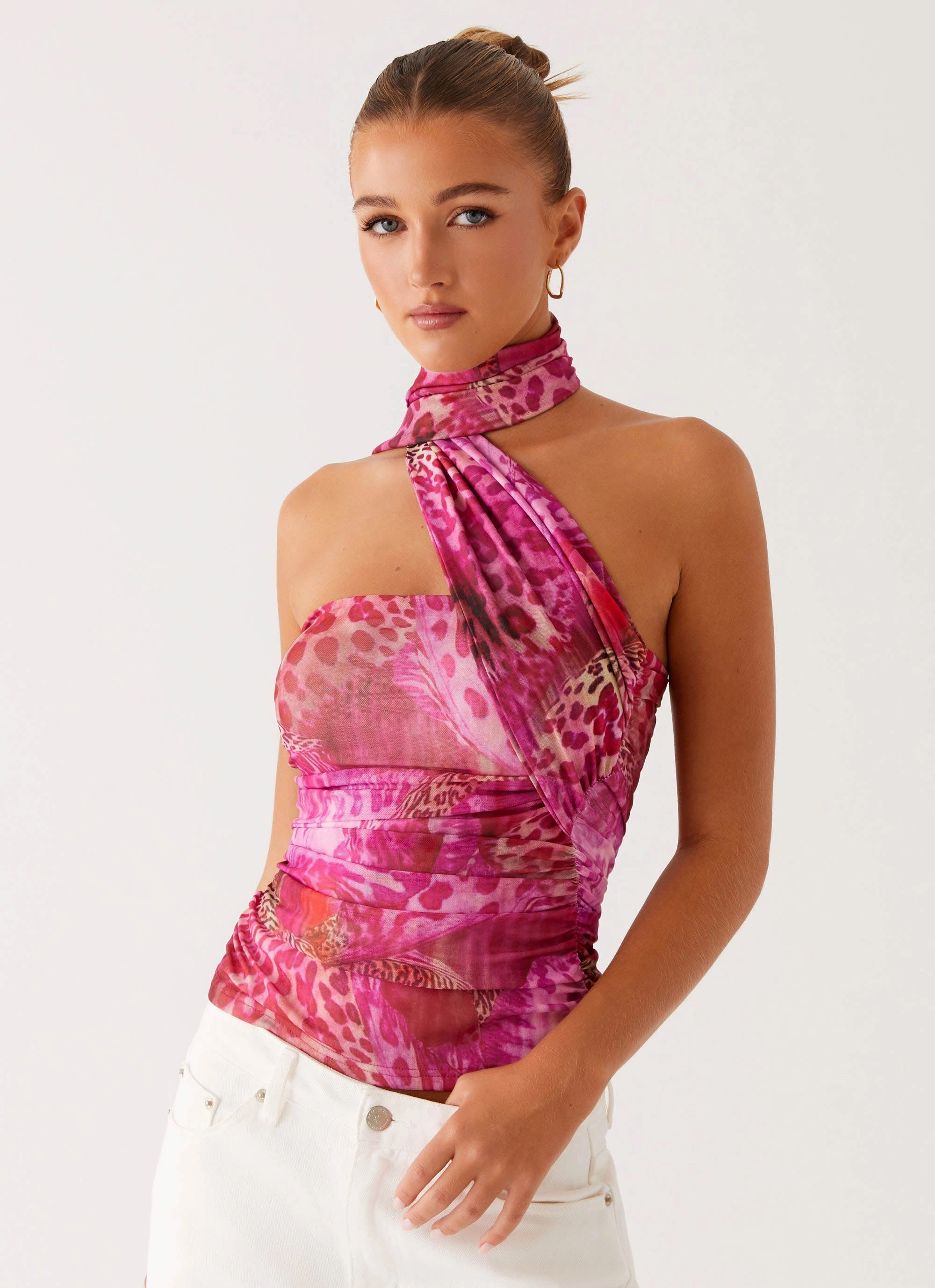 Bonded Seam Technique Breaking News Top - Lavender Lagoon