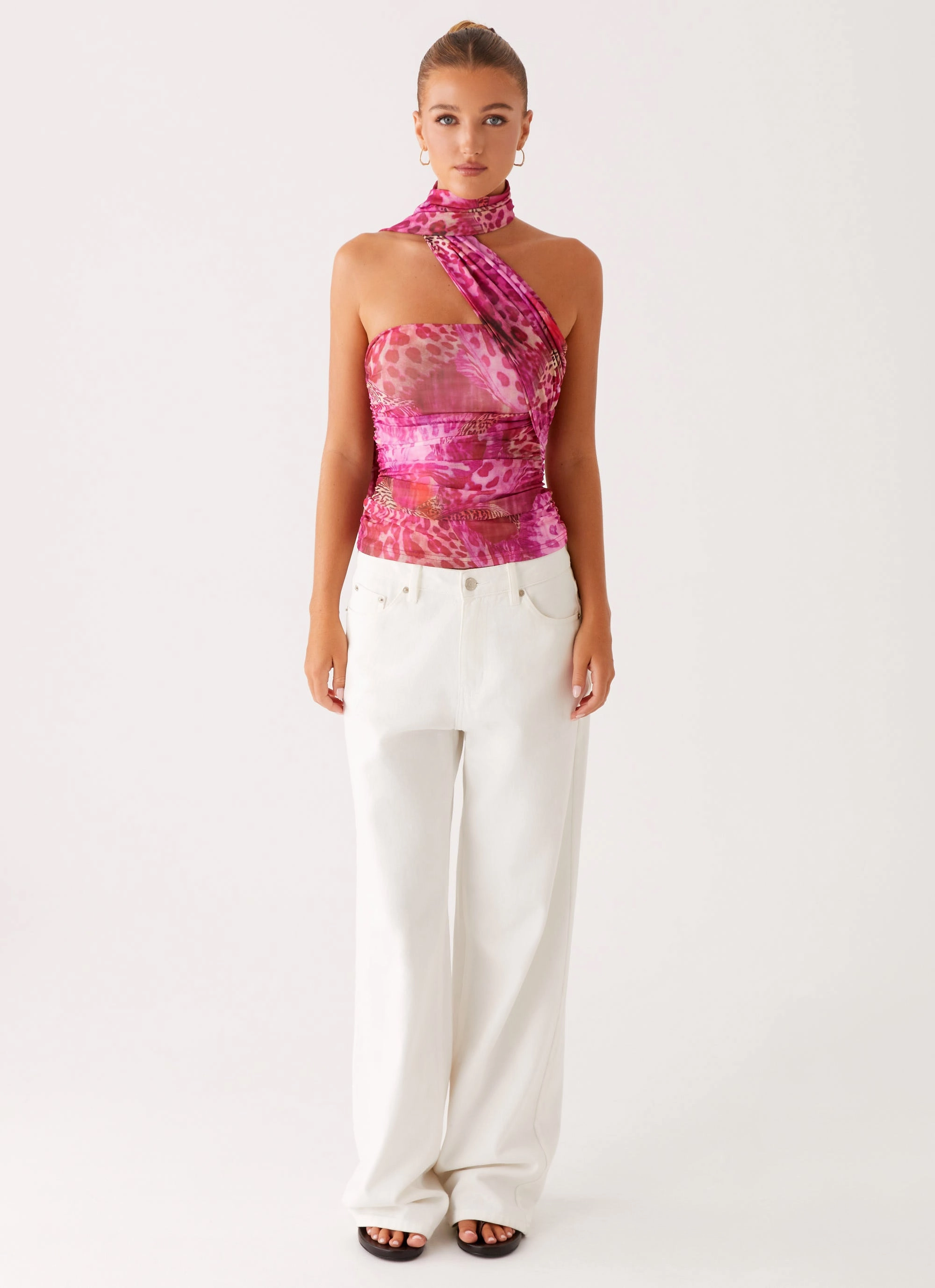 Breaking News Top - Lavender Lagoon High Thread Count Cotton Comfortable fit