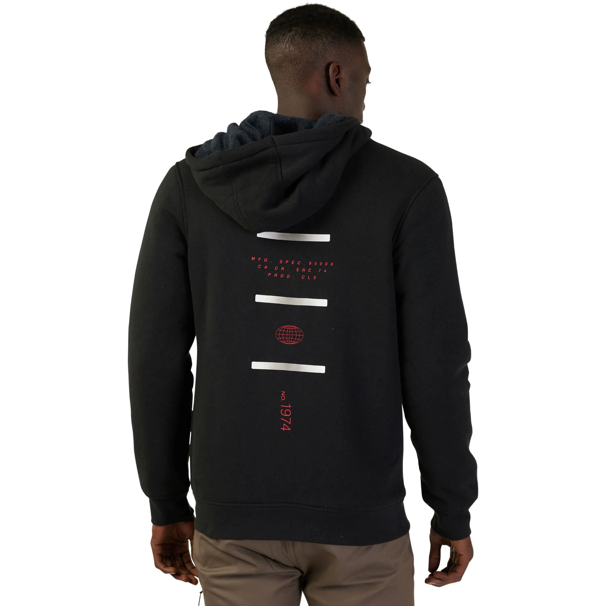 Fox Racing Magnetic Sasquatch Fleece Zip Hoodie Black