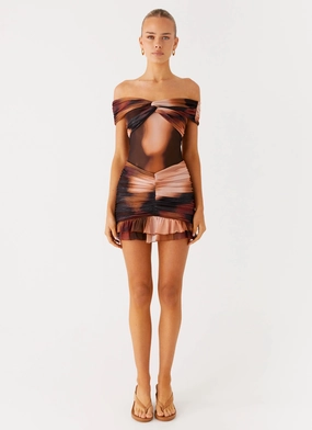 Frances Mini Dress - Black Gradient Day Love