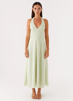 Feminine Design Modern Comfort Francesca Midi Dress - Sage