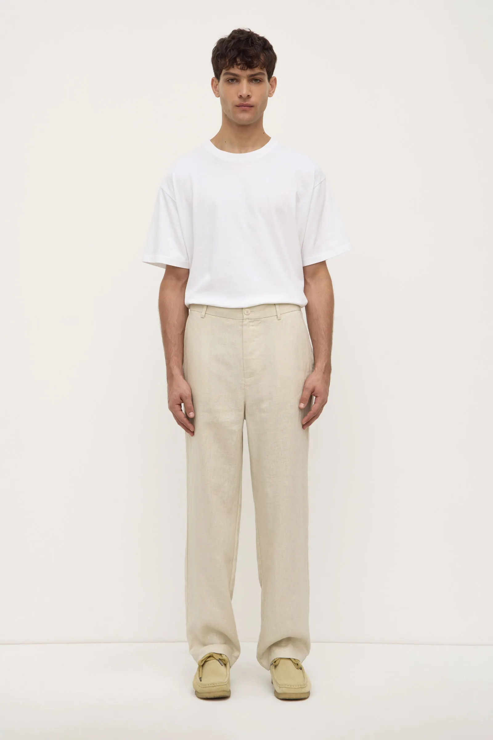 Fraser Linen Pant RibbedHemline standard fit