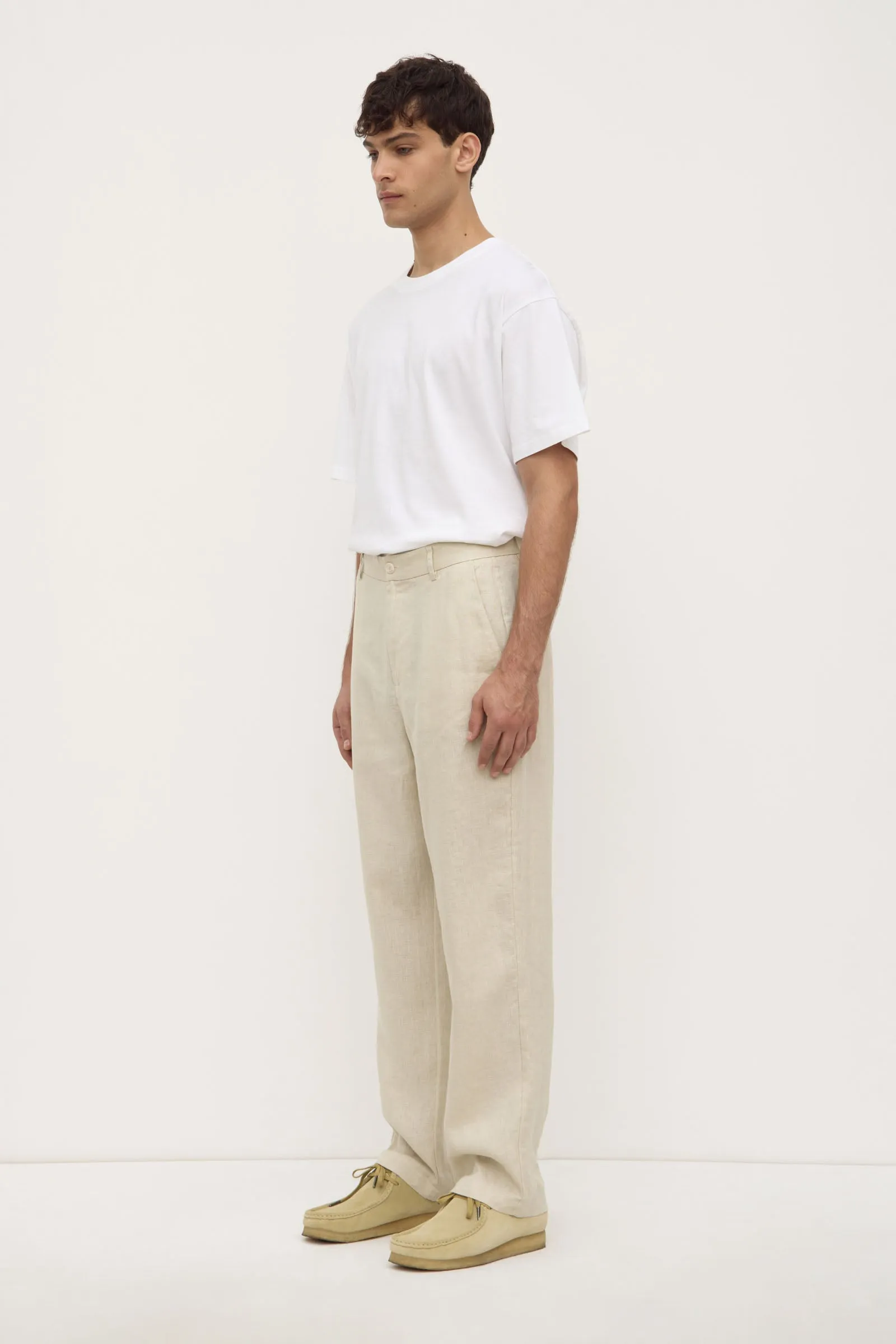 Anti Static Cloth Blend Fraser Linen Pant
