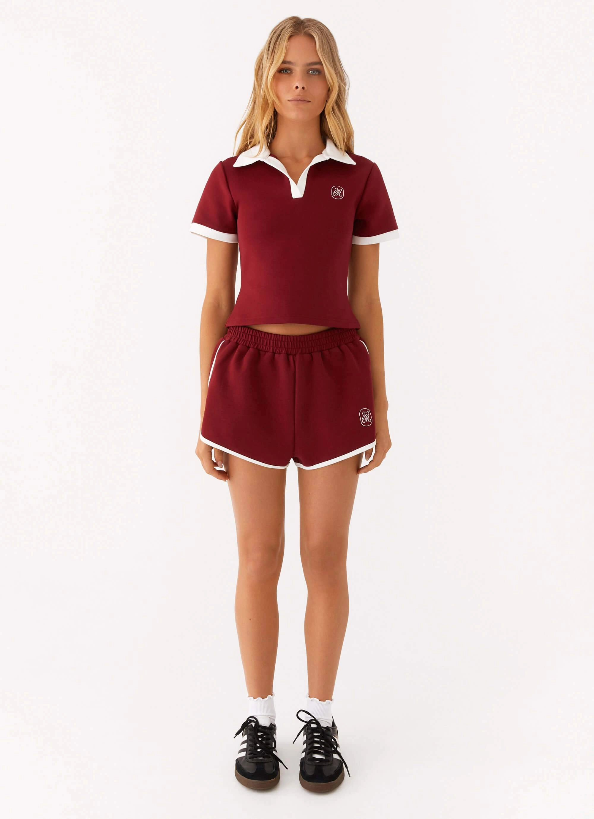 Anti Chafe Lining Out Of Your League Track Shorts - Red