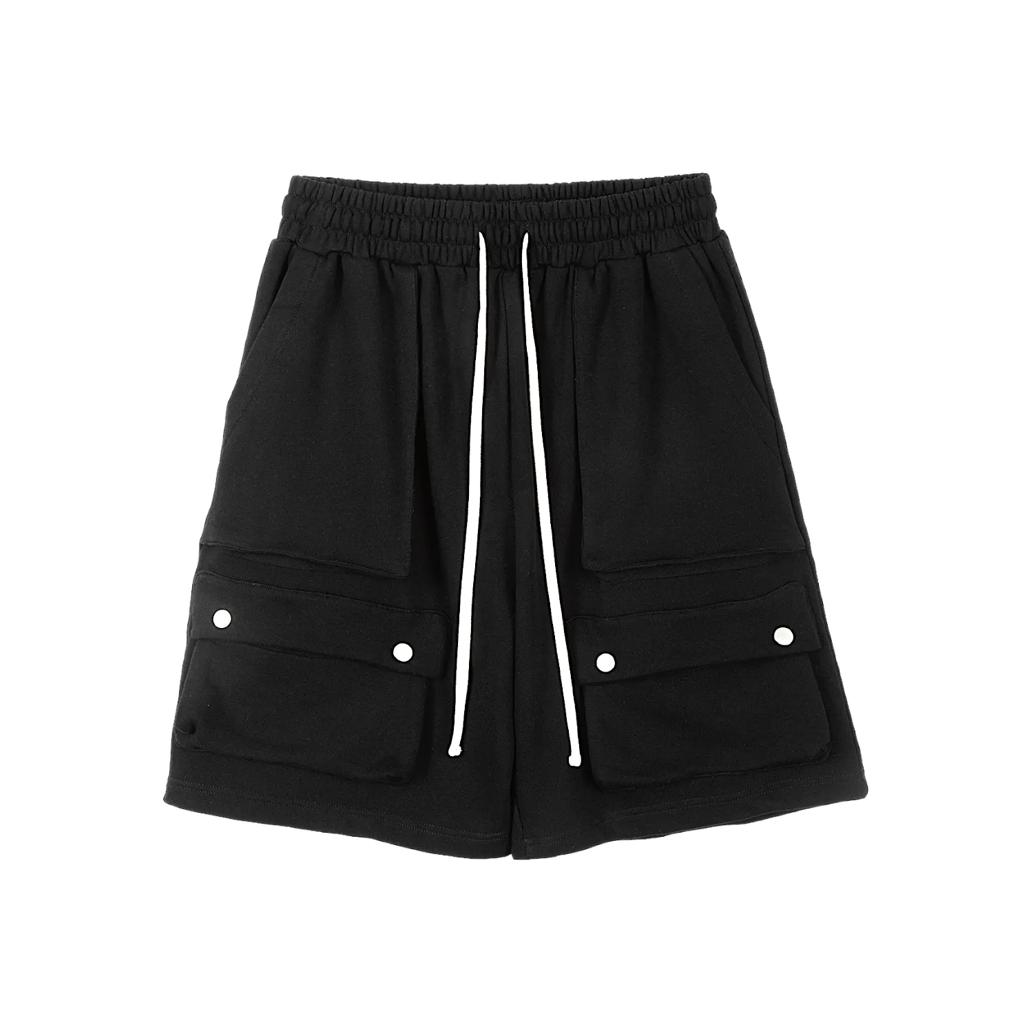 French terry multi pocket cargo short