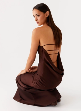 Summer Ready Festive Wear Endless Nights Maxi Dress - Chocolate