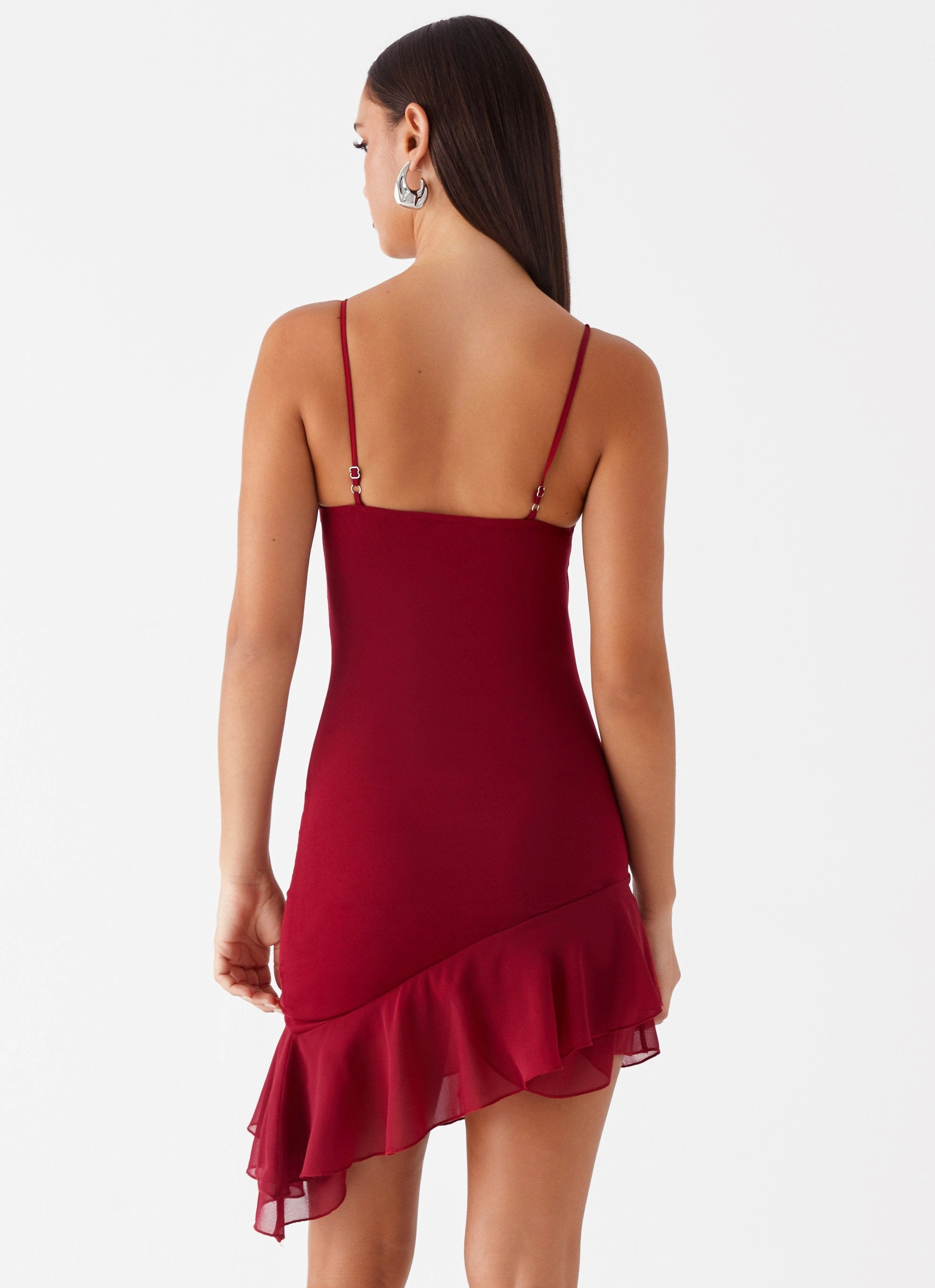 Free Step Mallory Mini Dress - Cherry Red