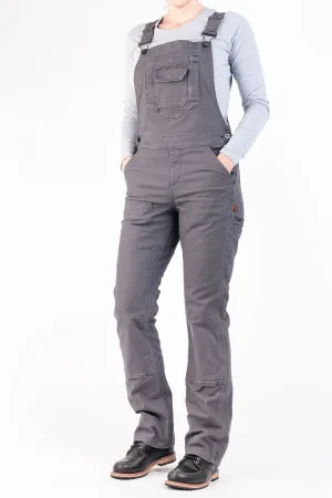 Freshley Overalls in Grey Canvas