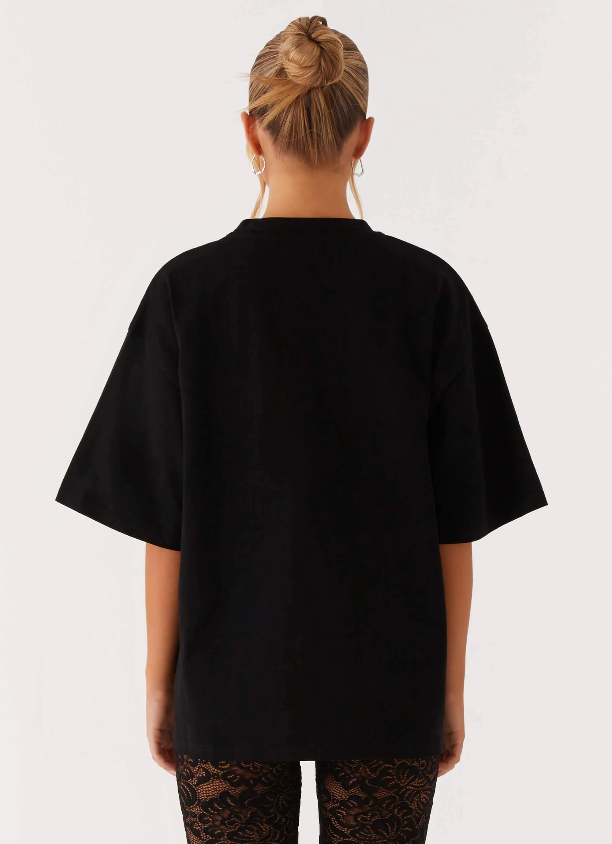 Signature Oversized Tee - Black BreathableFabricTech