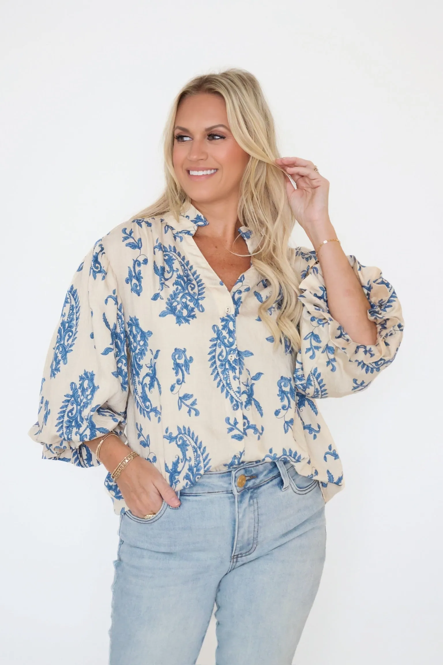 Julep Blouse HiddenPocket