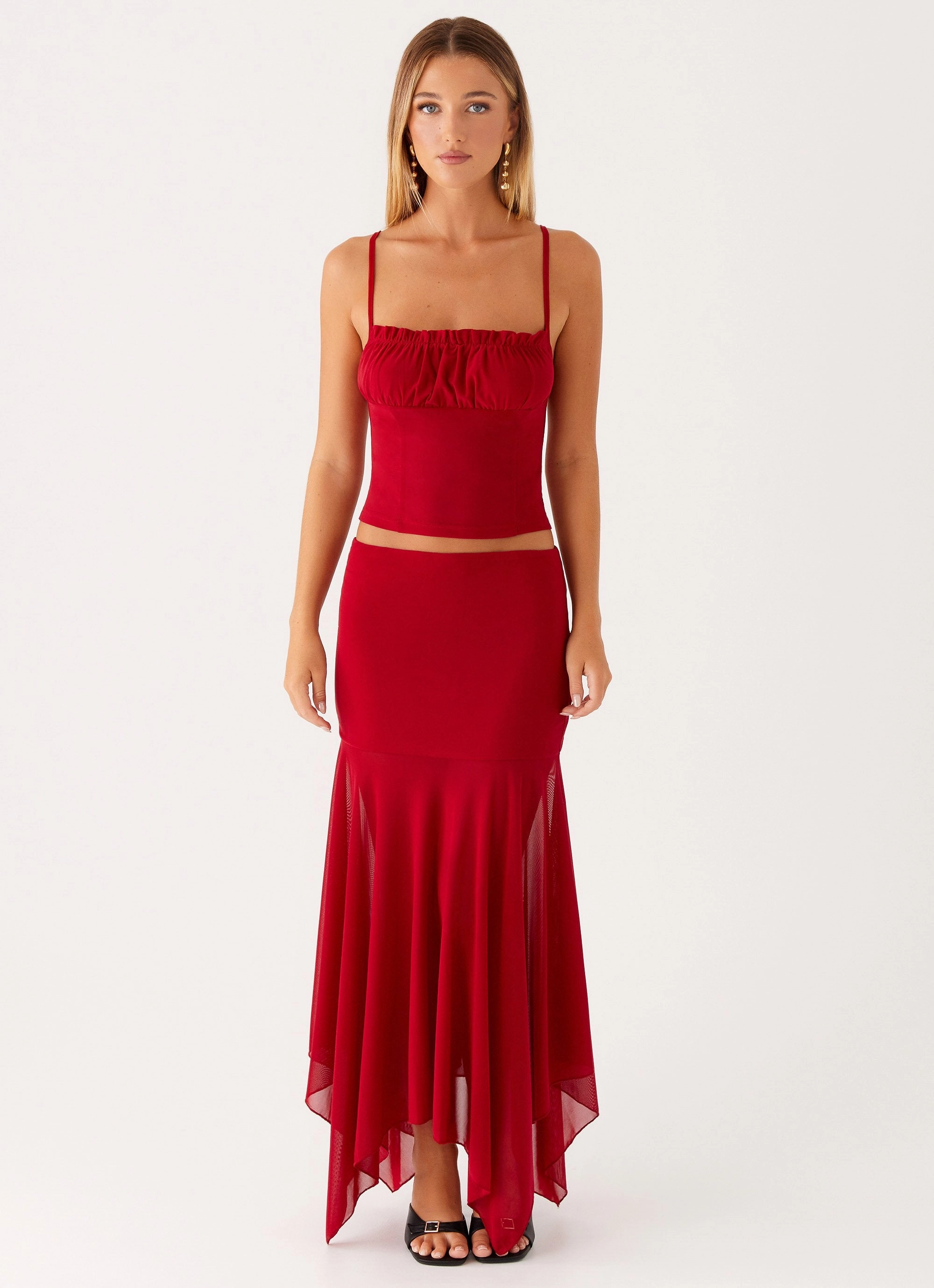 AntiPilling Dionne Top - Red