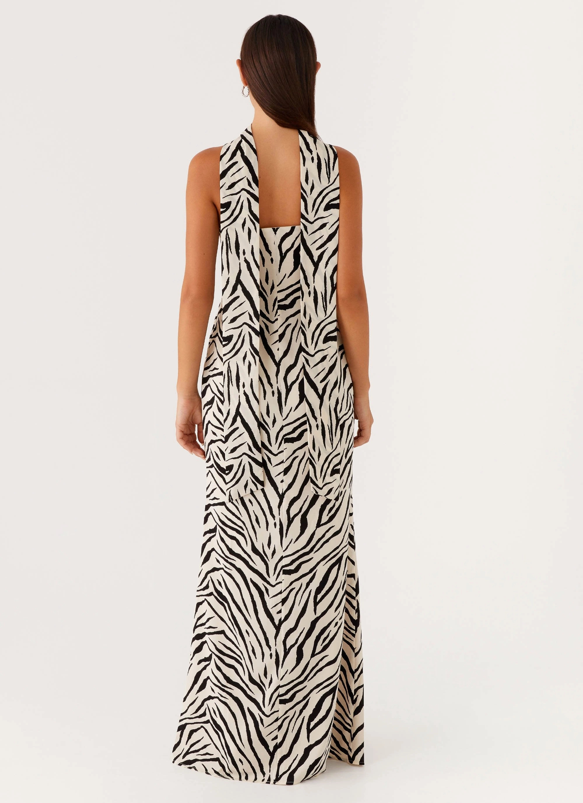 Jigsaw Strapless Maxi Dress - Zebra Fit Mood