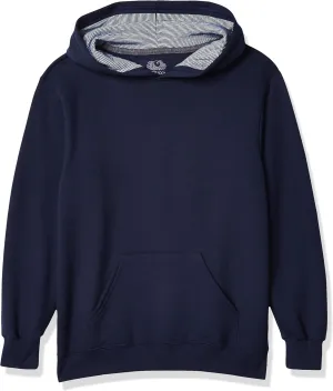 Fruit of the Loom boys Fleece Sweatshirts, Hoodies, Sweatpants & Joggers Shirt, Hoodie - Navy, X-Small US