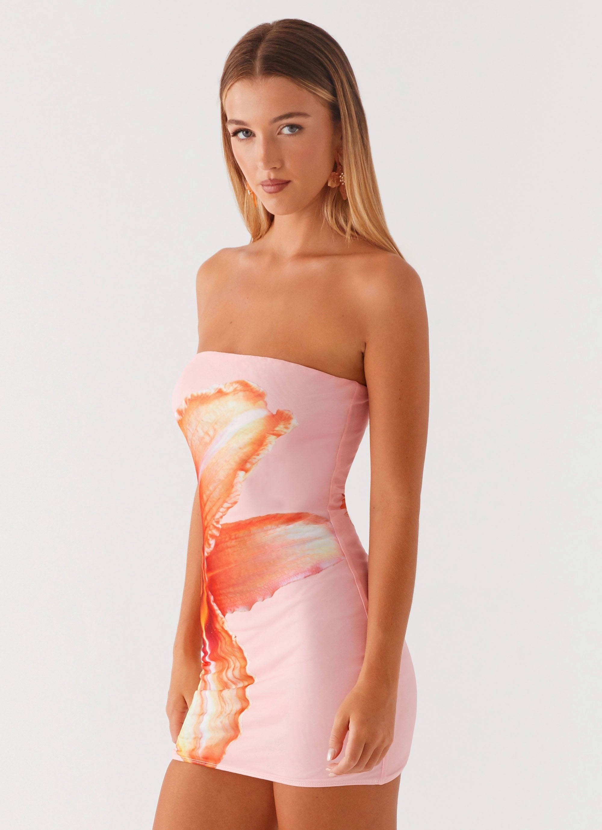 Day To Night Full Bloom Mini Dress - Pink