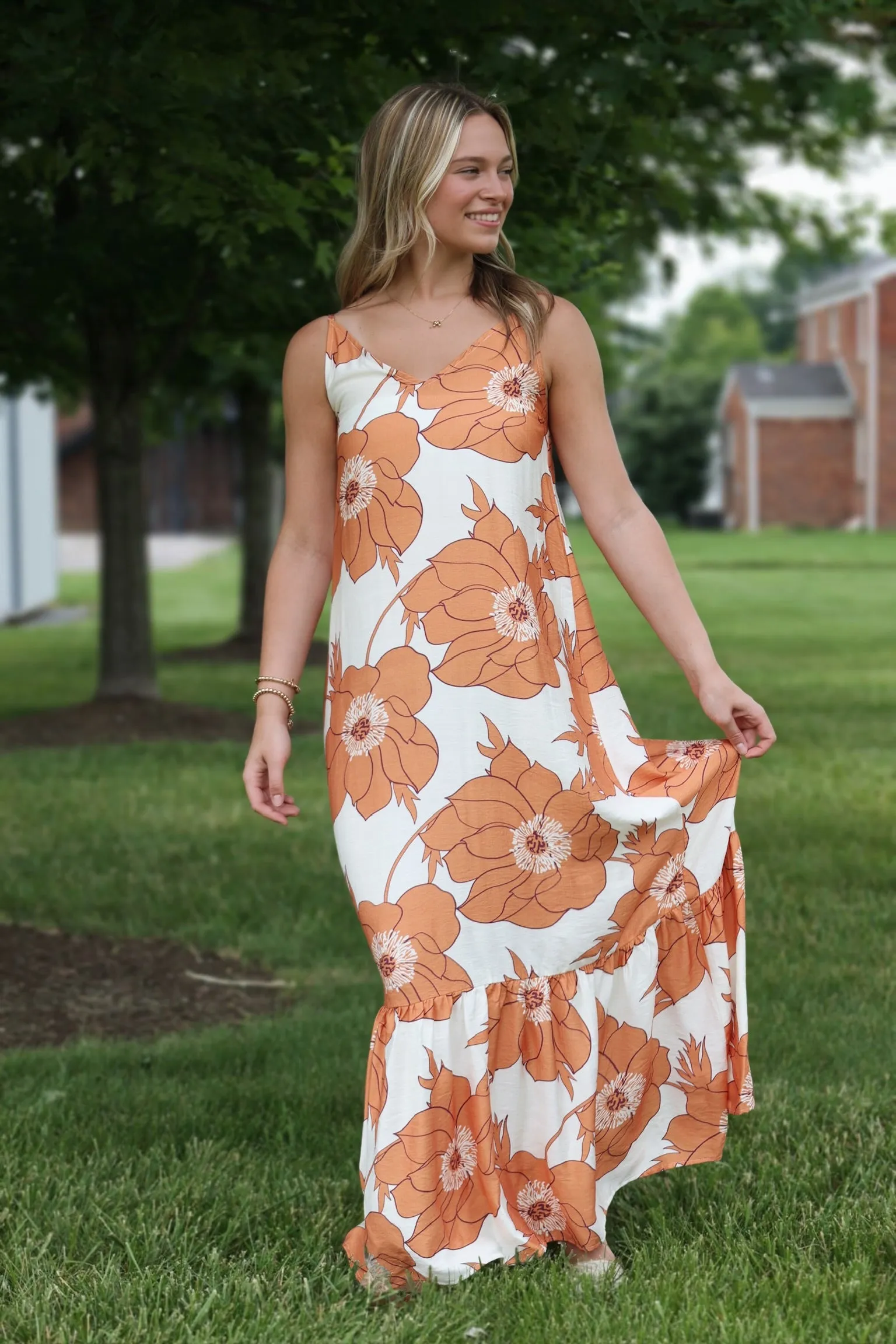 Subtle Glam Comfortable Design Wear Arden Maxi Dress