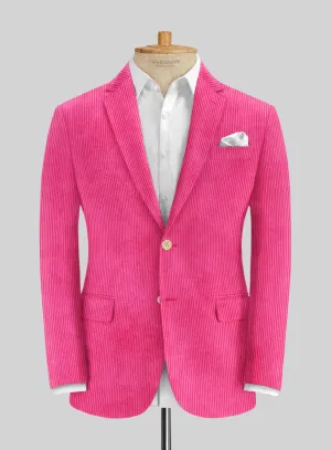 Fusica Pink Corduroy Jacket