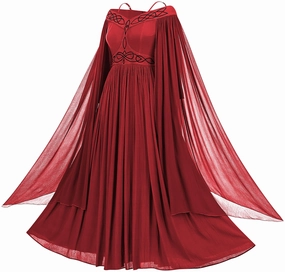 Chilly Weather Comfort Galadriel Maxi Limited Edition Poppy Red