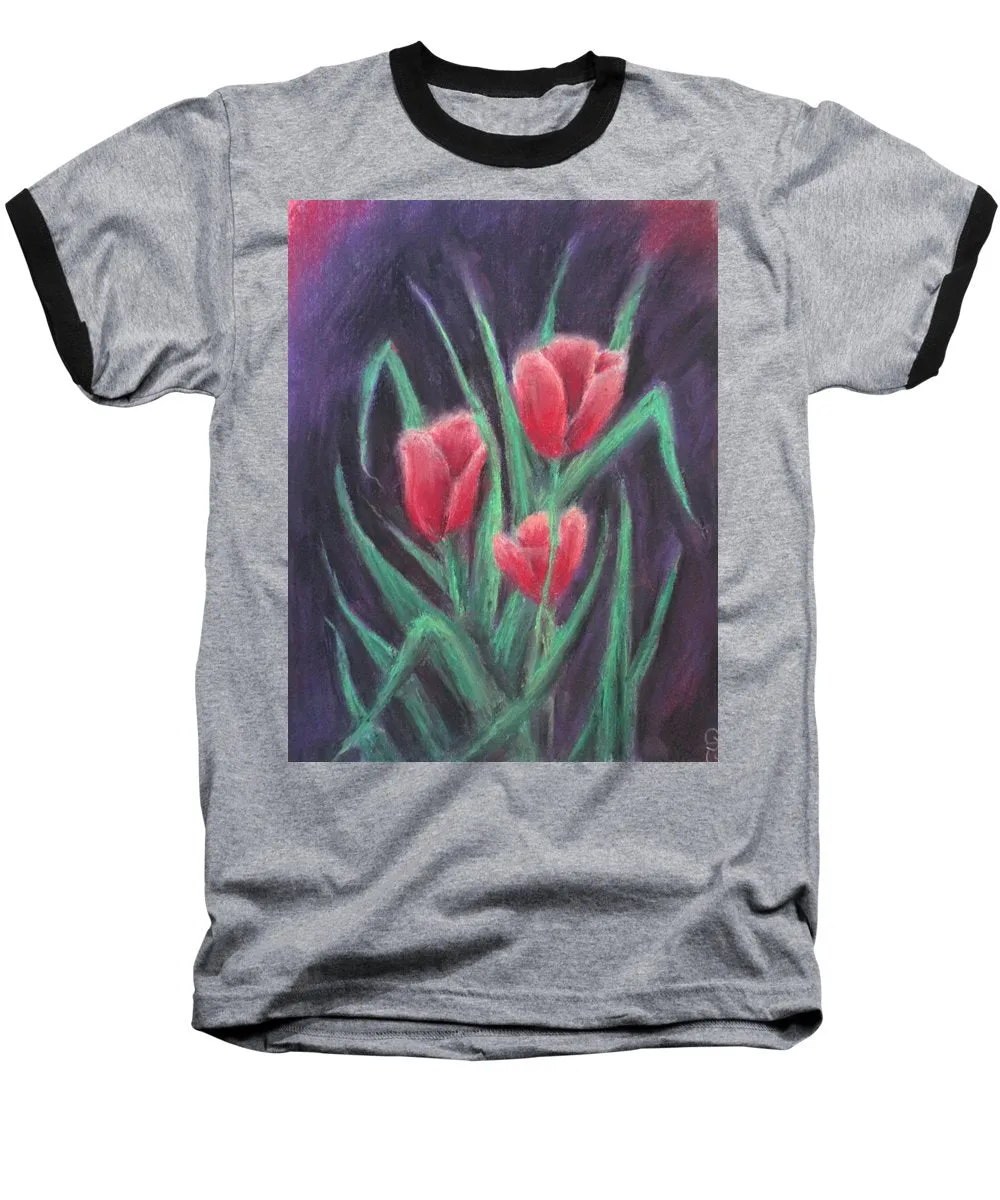 Gathering of Tulips ~ Baseball T-Shirt