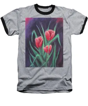 Gathering of Tulips ~ Baseball T-Shirt