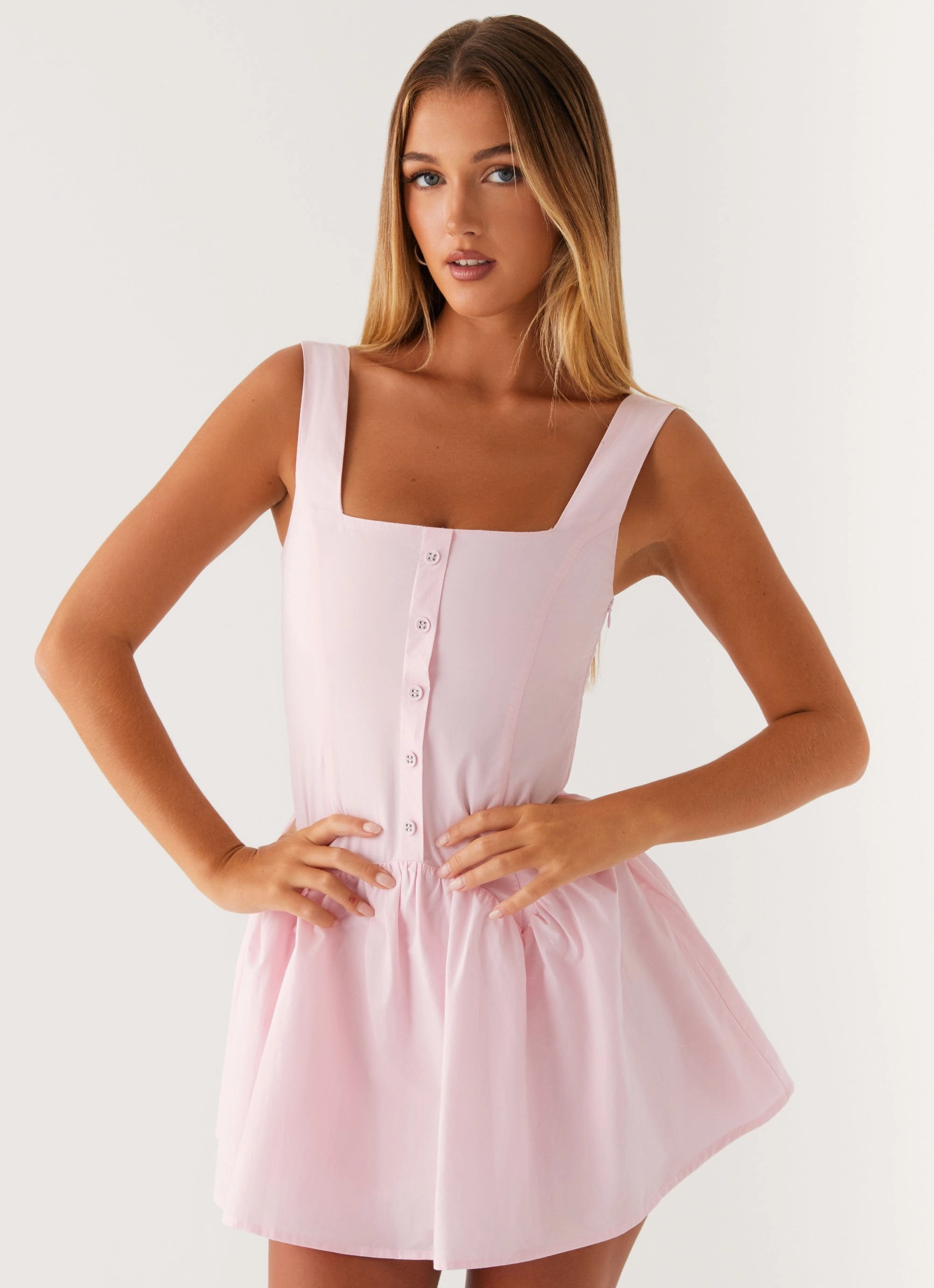 Genie Mini Dress - Pink Movement Ready