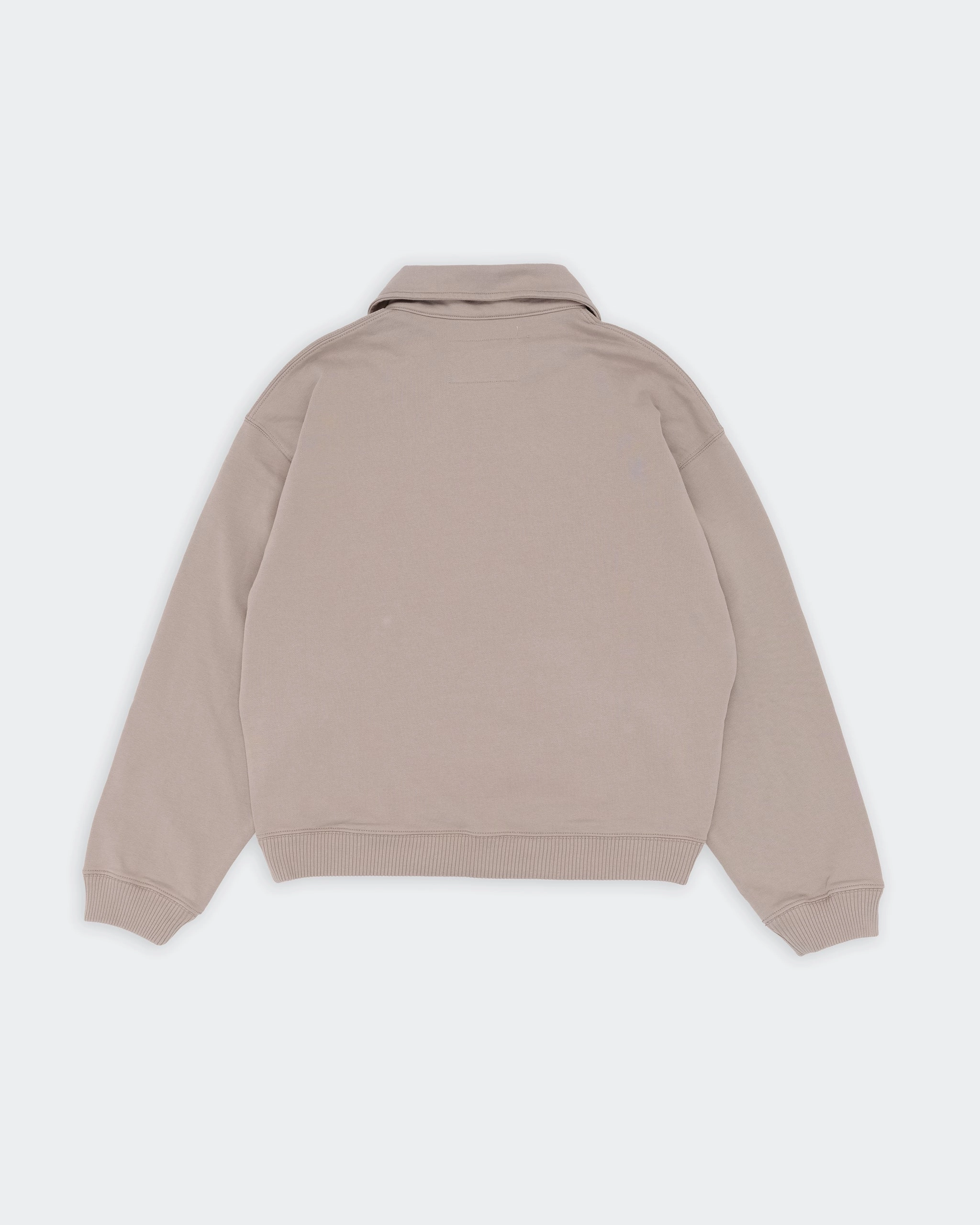 Soft Volume Tasteful Detail Geo Pullover - Soft Grey
