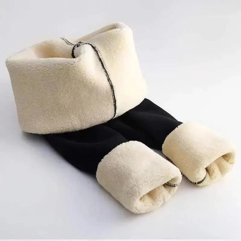 Girls Fleece Lined Leggings – Winter Warm Padded Pants
