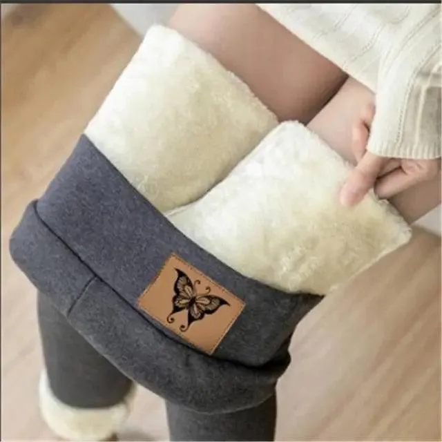 Girls Fleece Lined Leggings – Winter Warm Padded Pants