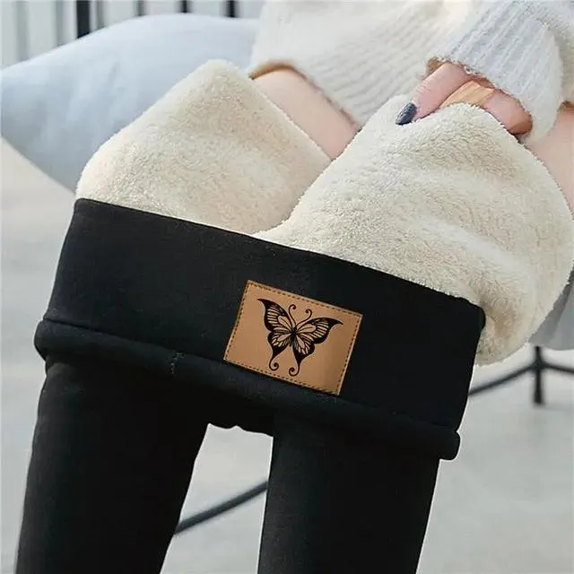 Girls Fleece Lined Leggings – Winter Warm Padded Pants