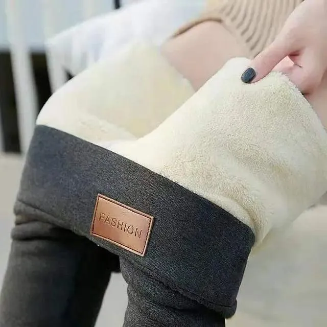 Girls Fleece Lined Leggings – Winter Warm Padded Pants