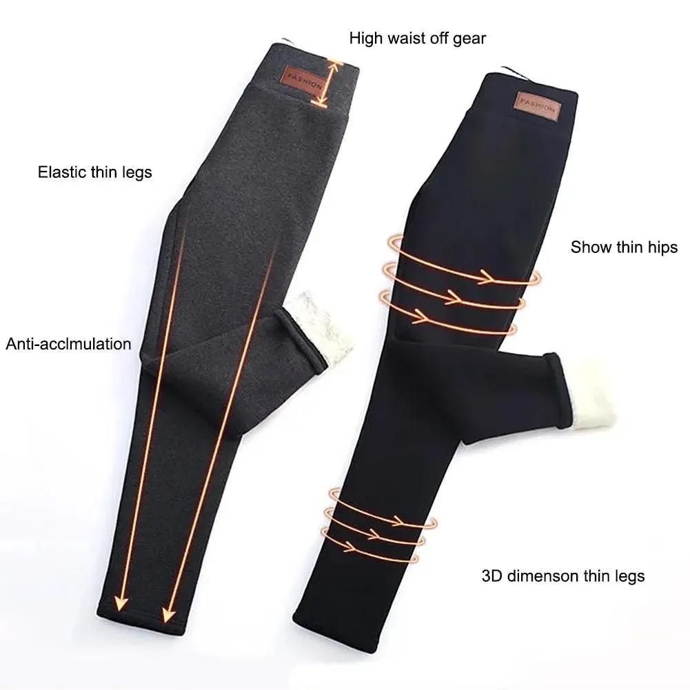 Girls Fleece Lined Leggings – Winter Warm Padded Pants