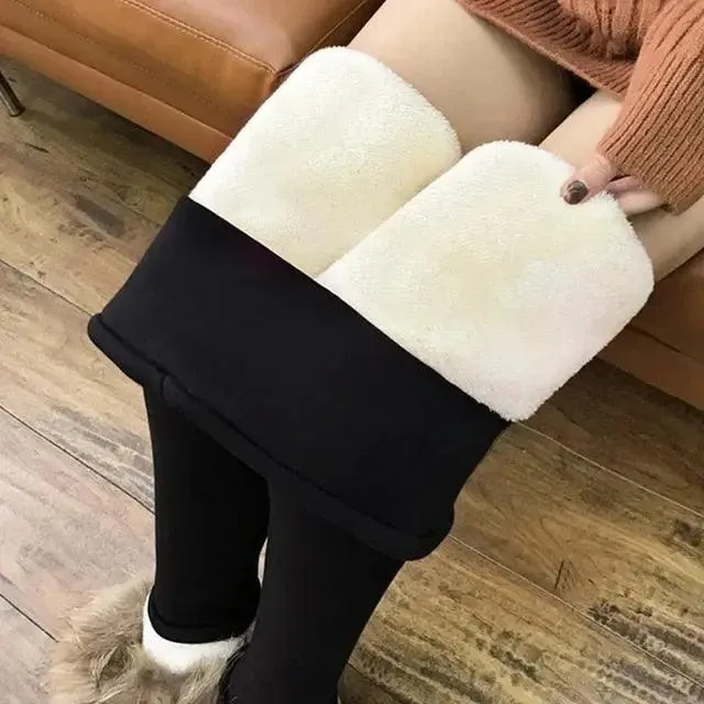 Girls Fleece Lined Leggings – Winter Warm Padded Pants
