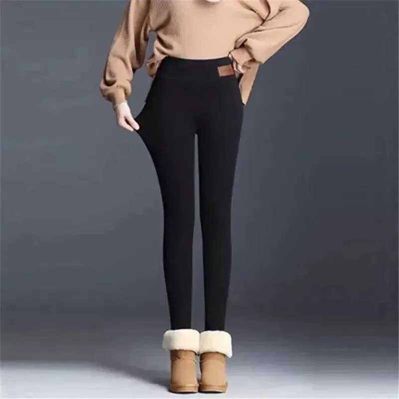 Girls Fleece Lined Leggings – Winter Warm Padded Pants